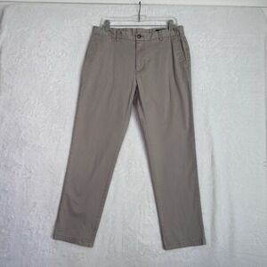 Vineyard Vines Mens Khaki Cotton Spandex Pants Size 34x30 EUC
